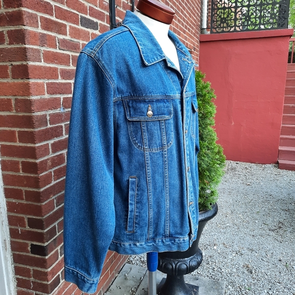 Lee Vintage 90's Denim Trucker Jacket Unisex Spring Blogger - Picture 2 of 12